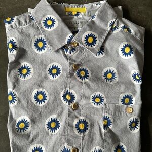 Ted baker patterned button up - short sleeve
